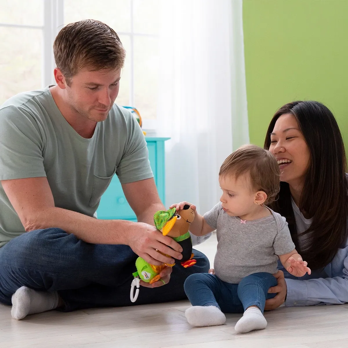 Perro John Deere Lamaze Clip