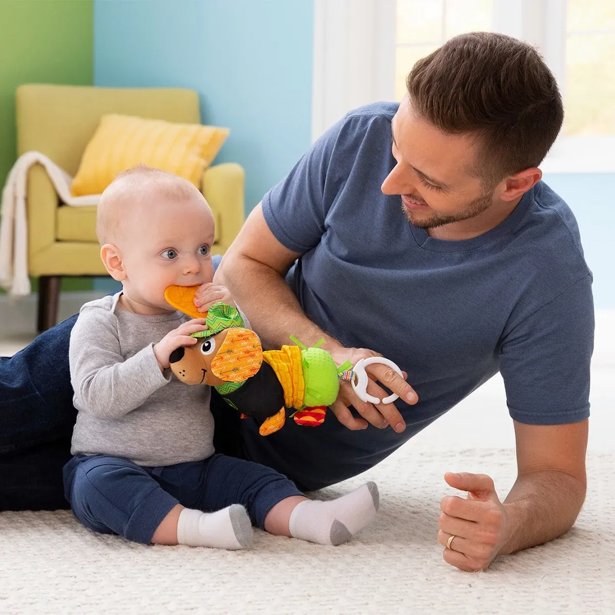 Perro John Deere Lamaze Clip