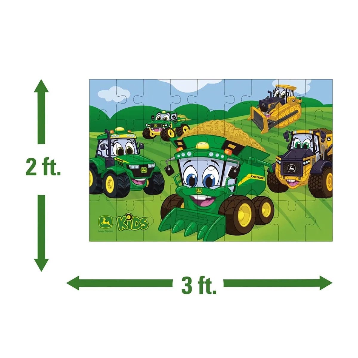 Rompecabezas para niños de John Deere