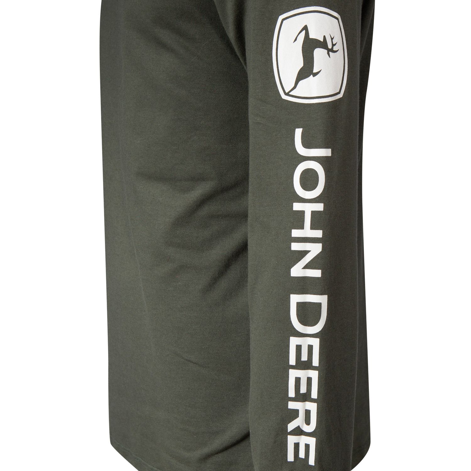 Remera John Deere manga larga logo John Deere