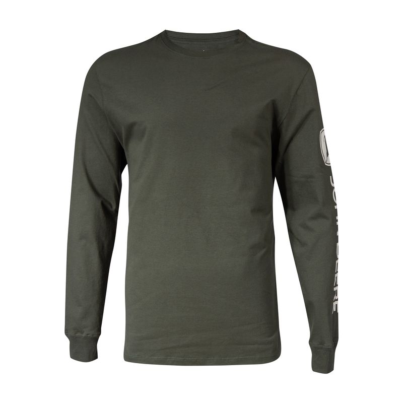Remera John Deere manga larga logo John Deere