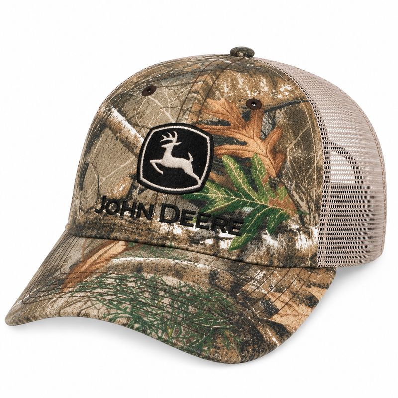 Gorro John Deere Camuflado Malla Lisa