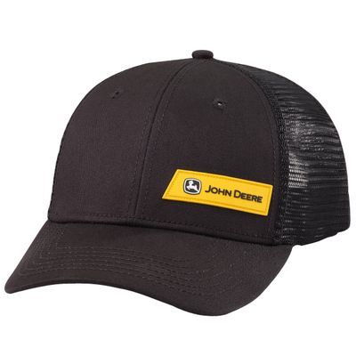 Gorra John Derre Negra Twill/Malla