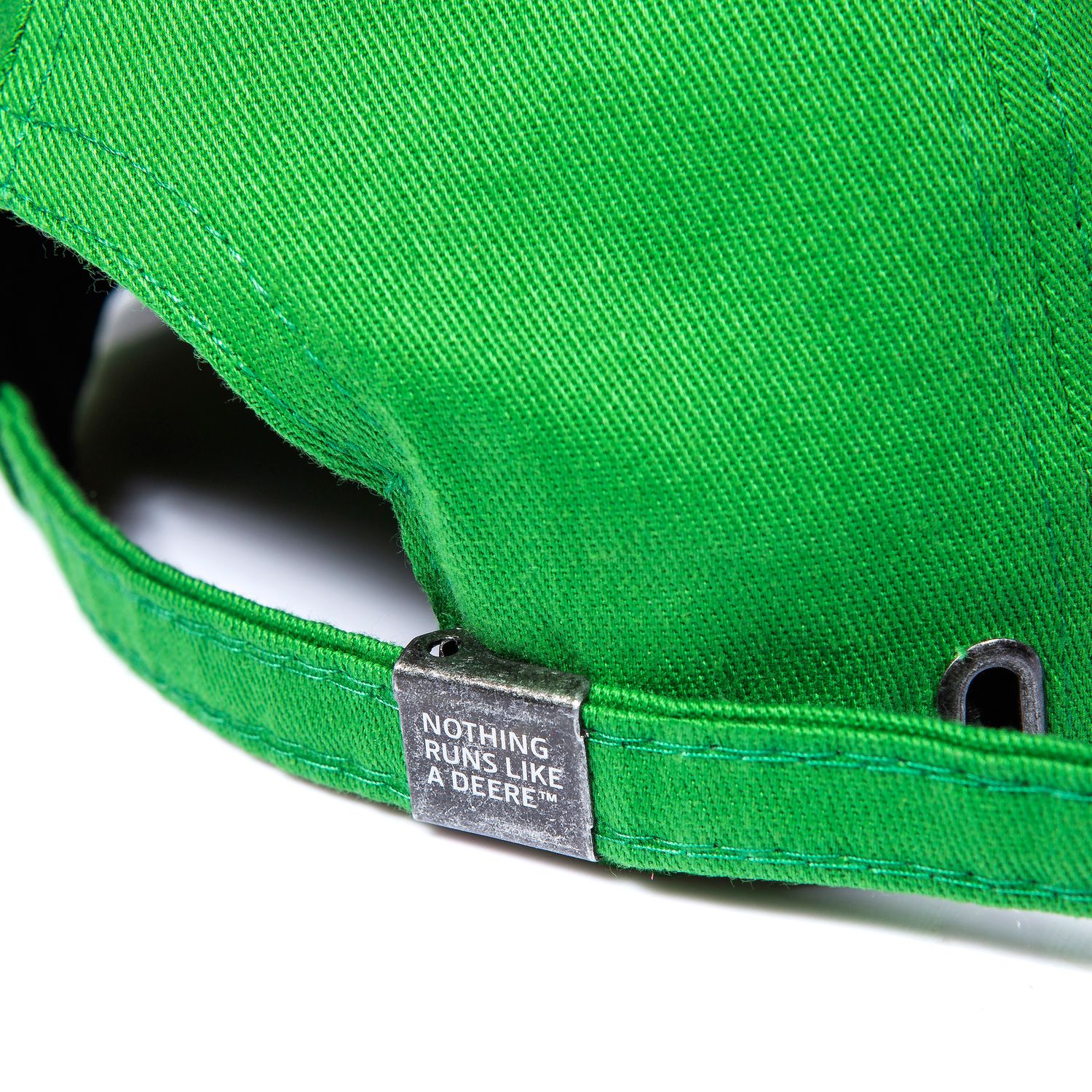 Gorro verde John Deere - Logo Construcción