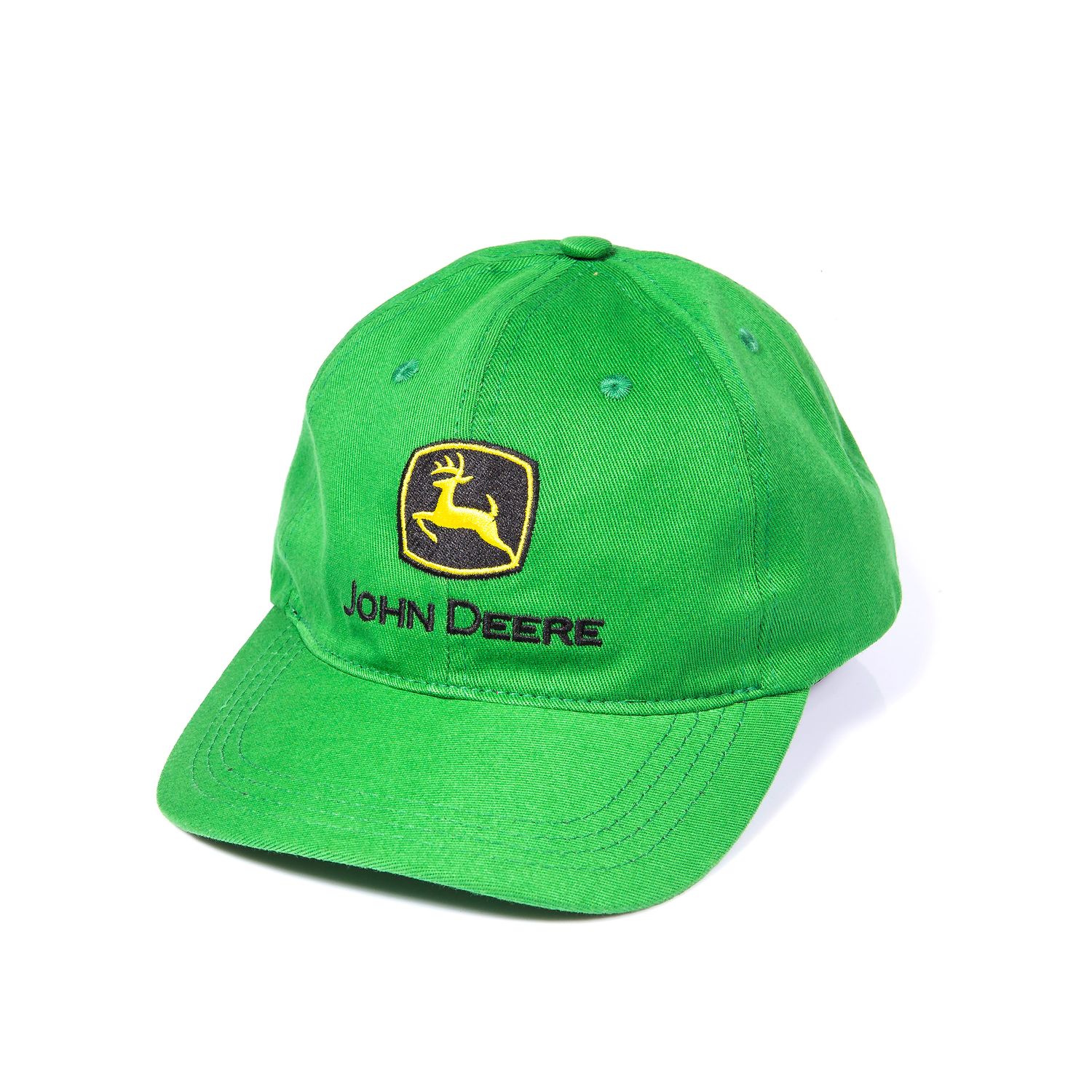 Gorro verde John Deere - Logo Construcción