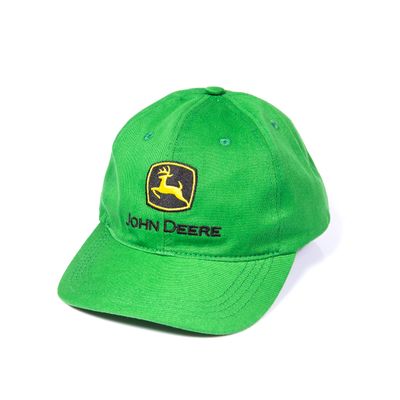 Gorro verde John Deere - Logo Construcción