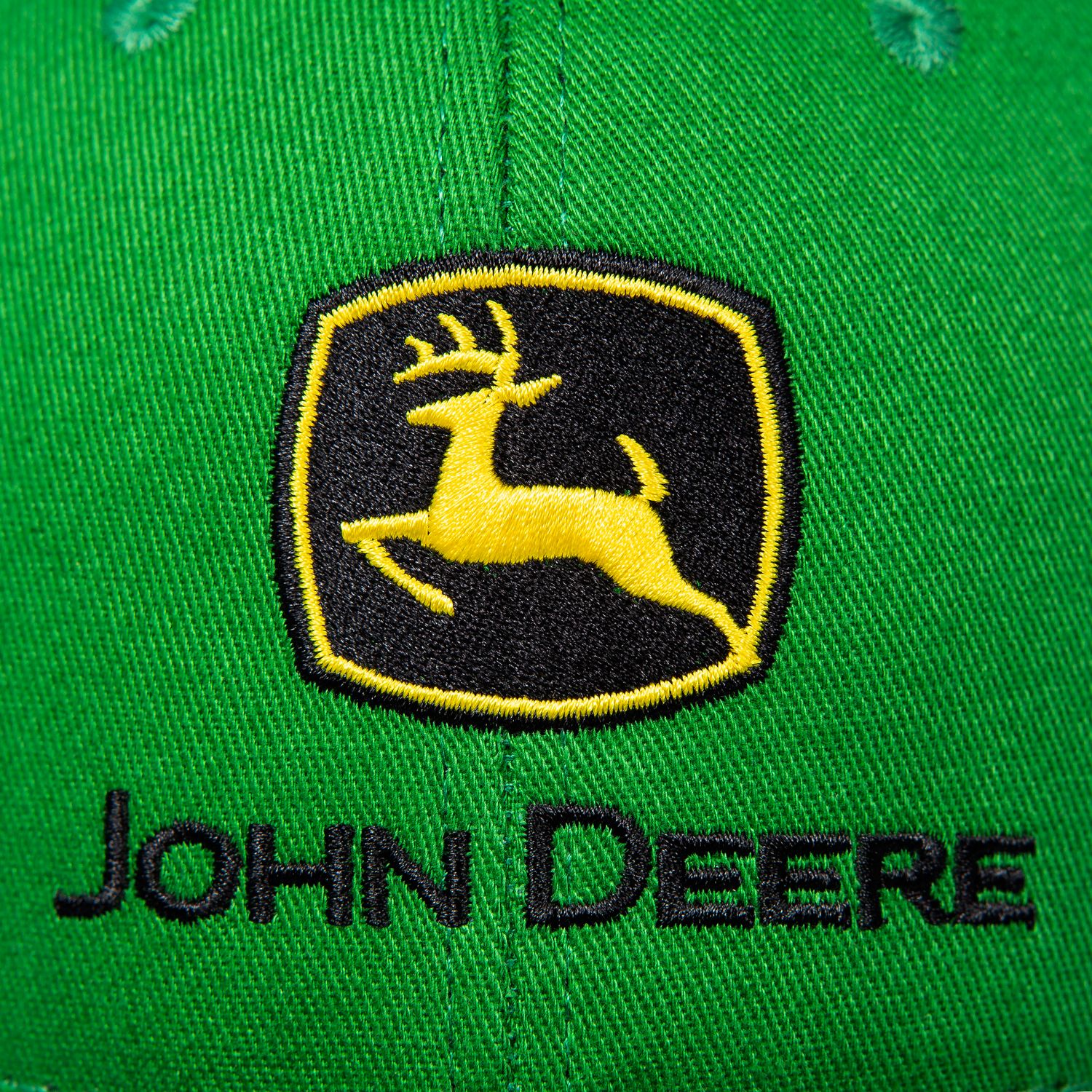 Gorro verde John Deere - Visera Azul/Logo CO