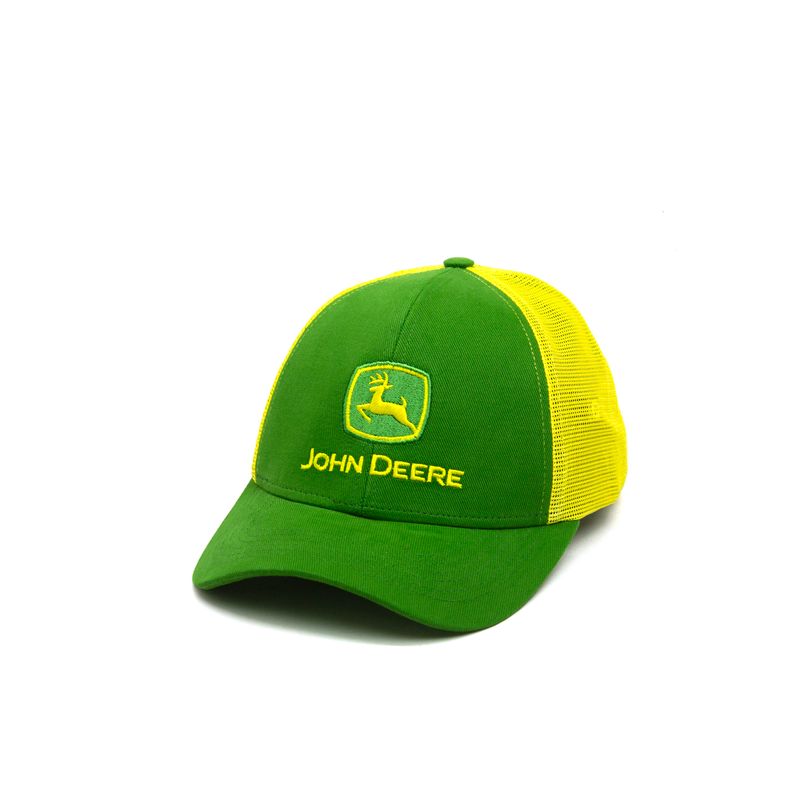 Gorro Verde John Deere - Malla Amarilla