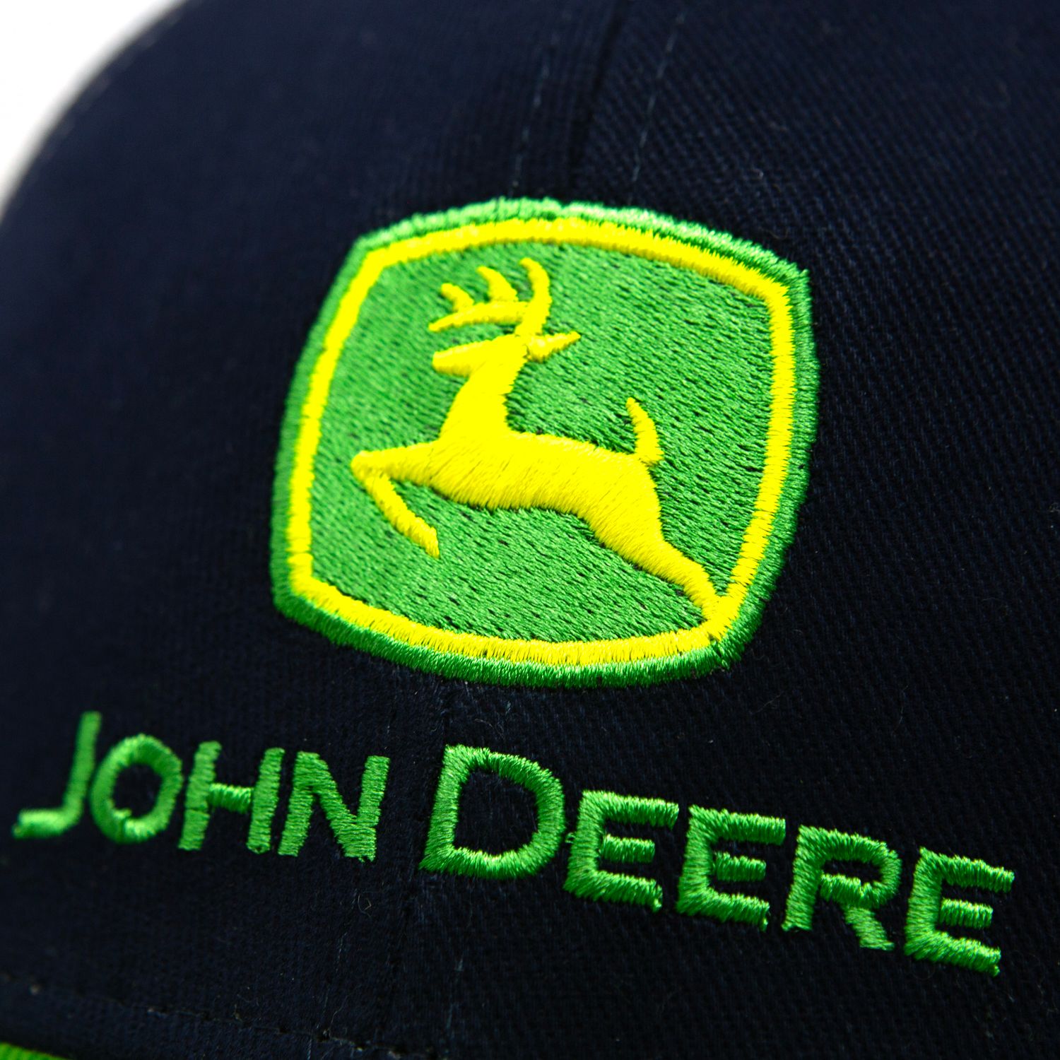 Gorro John Deere Azul/Verde - Malla Blanca