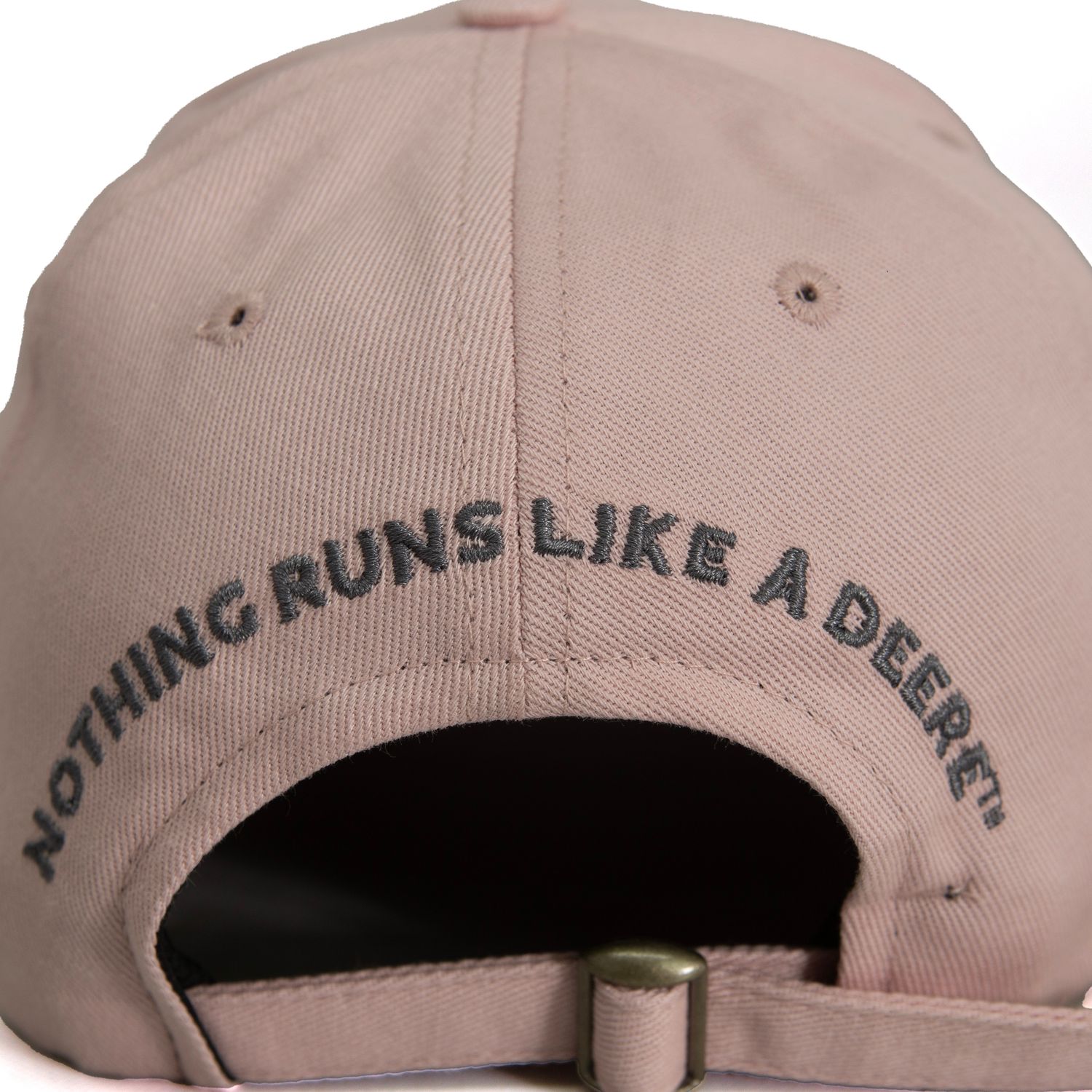 Gorro John Deere Rosa - Logo Gris