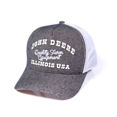Gorro John Deere Simil. Jean - Malla Blanca & Letras Gorro John Deere Simil. Jean - Malla Blanca & Letras