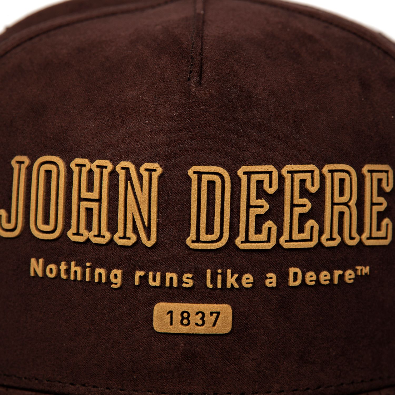 Gorro John Deere Marrón - Letras Camel