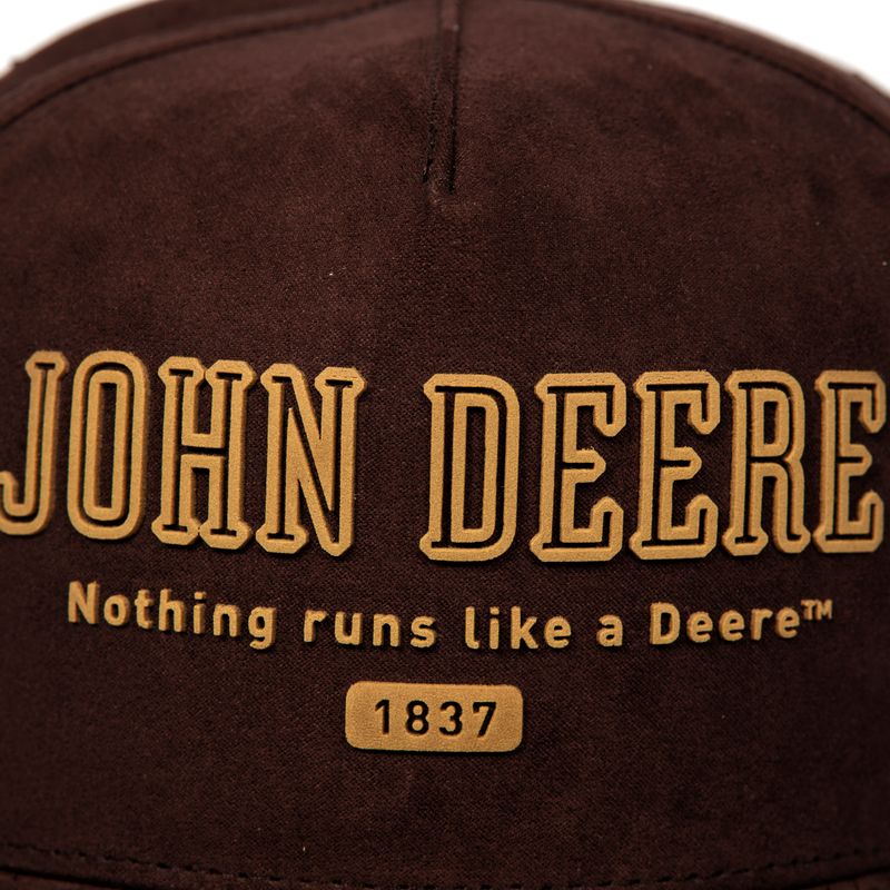 Gorro John Deere Marrón - Letras Camel