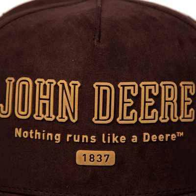 Gorro John Deere Marrón - Letras Camel