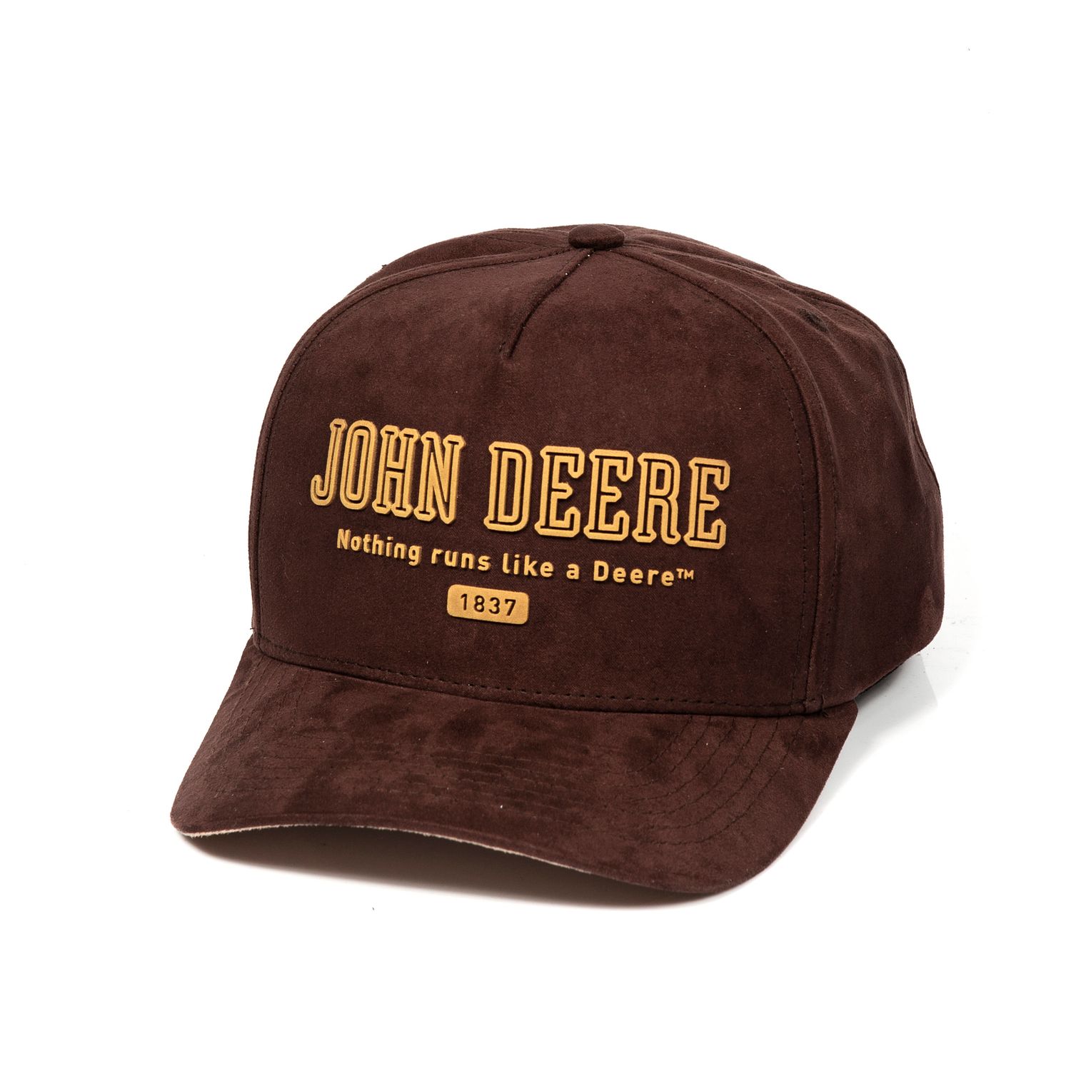 Gorro John Deere Marrón - Letras Camel