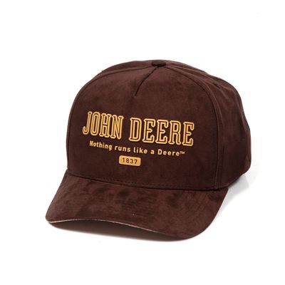 Gorro John Deere Marrón - Letras Camel