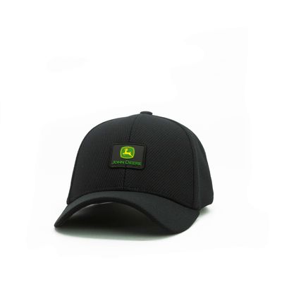 Gorro John Deere Negro Estructurado - Logo cuadrado Gorro John Deere Negro Estructurado - Logo cuadrado