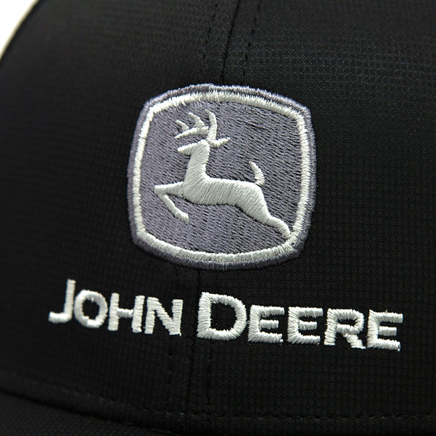 Gorro John Deere Negro Cierre Plástico