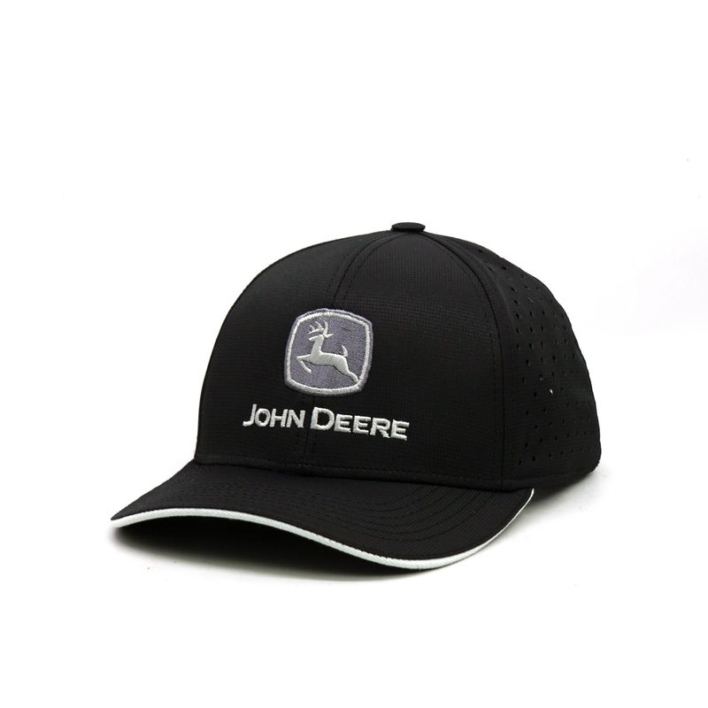 Gorro John Deere Negro Cierre Plástico
