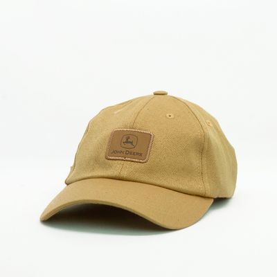 Gorro John Deere Mostaza - Logo Cuero