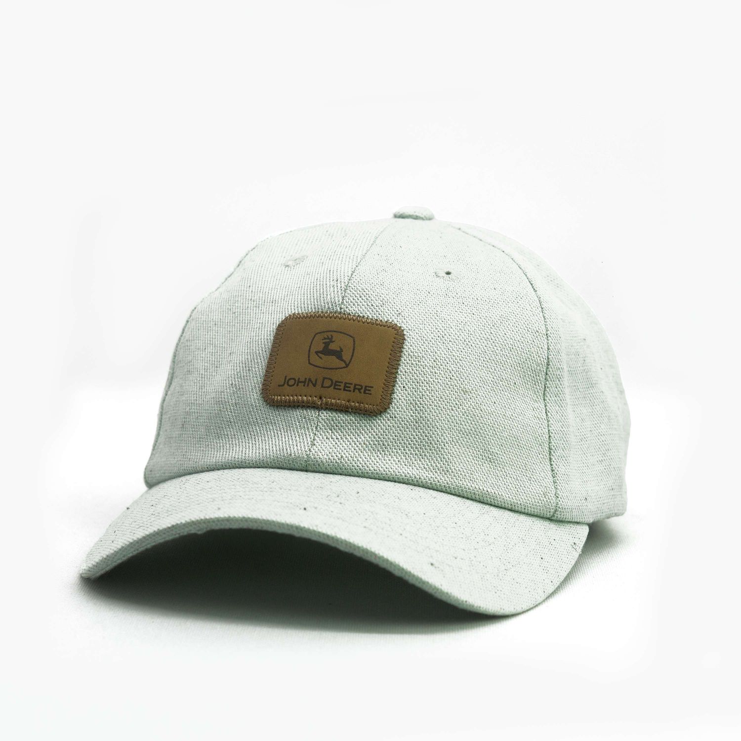 Gorro John Deere Sin Estructura - Logo Cuero Gorro John Deere Sin Estructura - Logo Cuero