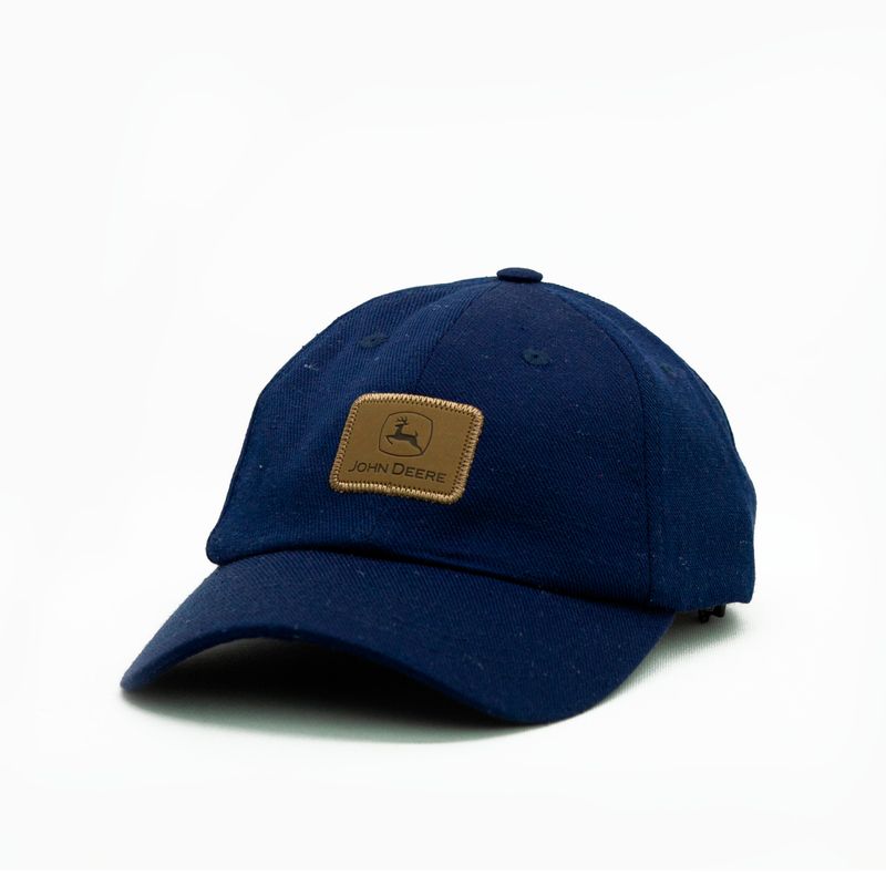 Gorro John Deere Sin Estructura - Logo Cuero