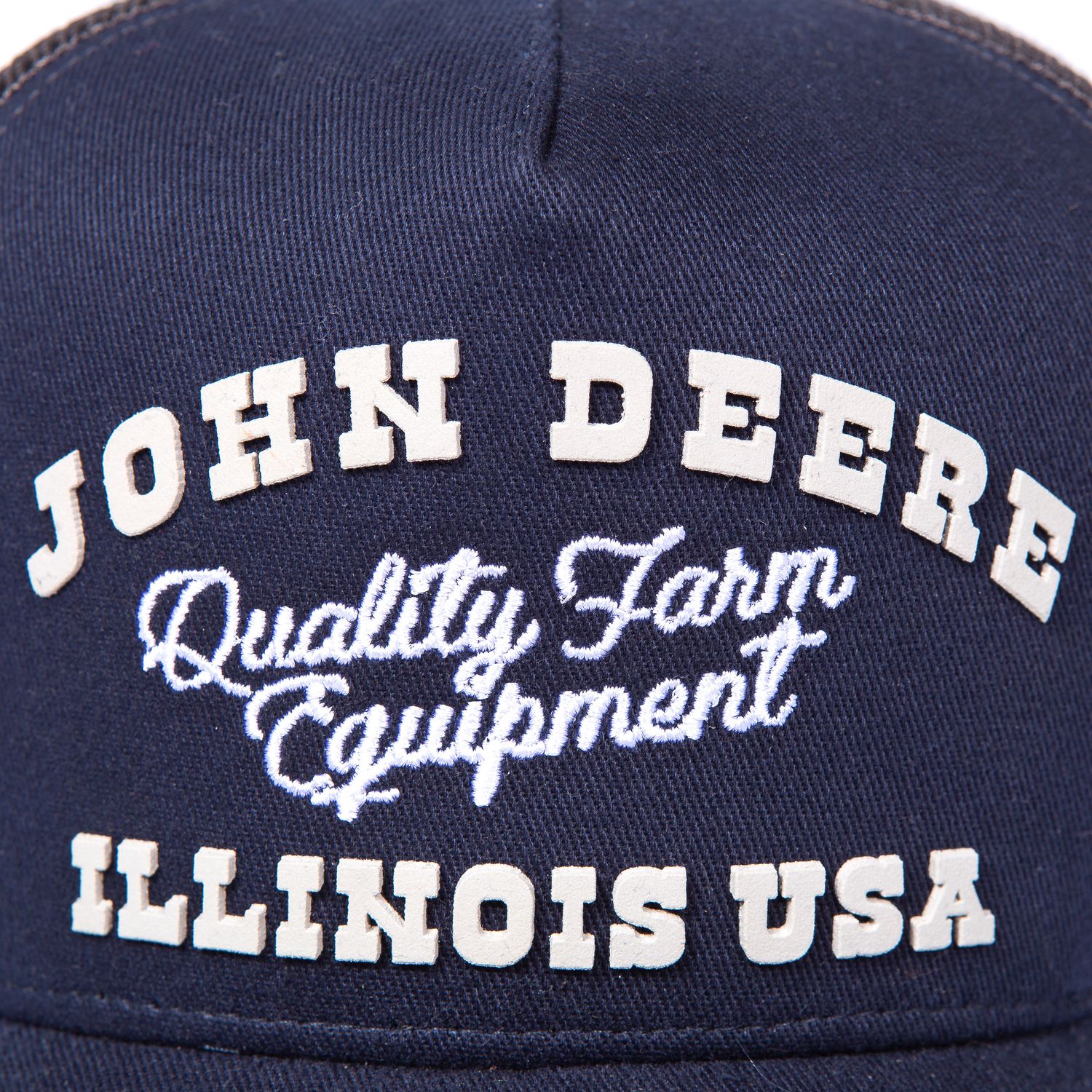 Gorro John Deere Azul/Malla Gris - Letras Gorro John Deere Azul/Malla Gris - Letras