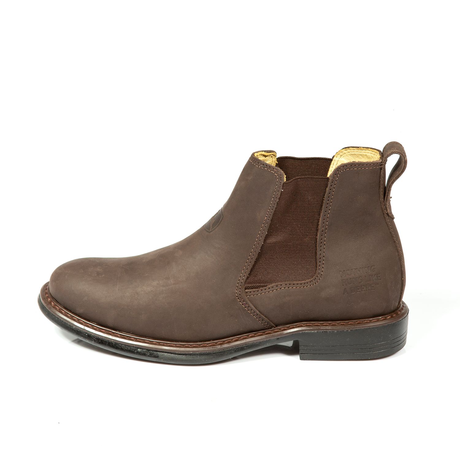 Bota John Deere De Cuero Clásica - Café