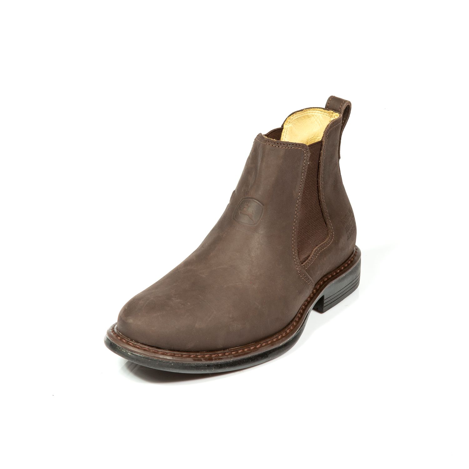 Bota John Deere De Cuero Clásica - Café