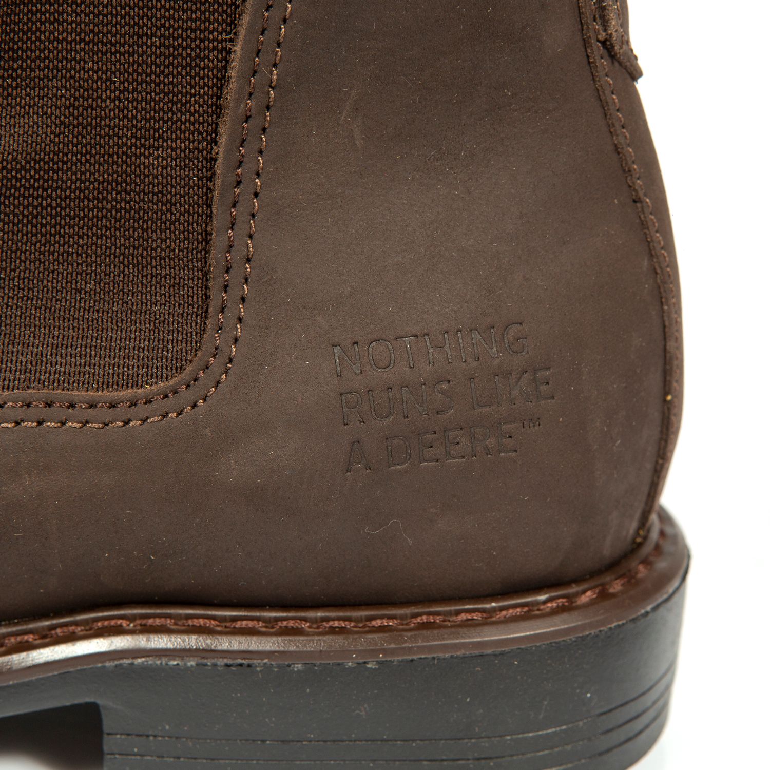 Bota John Deere De Cuero Clásica - Café
