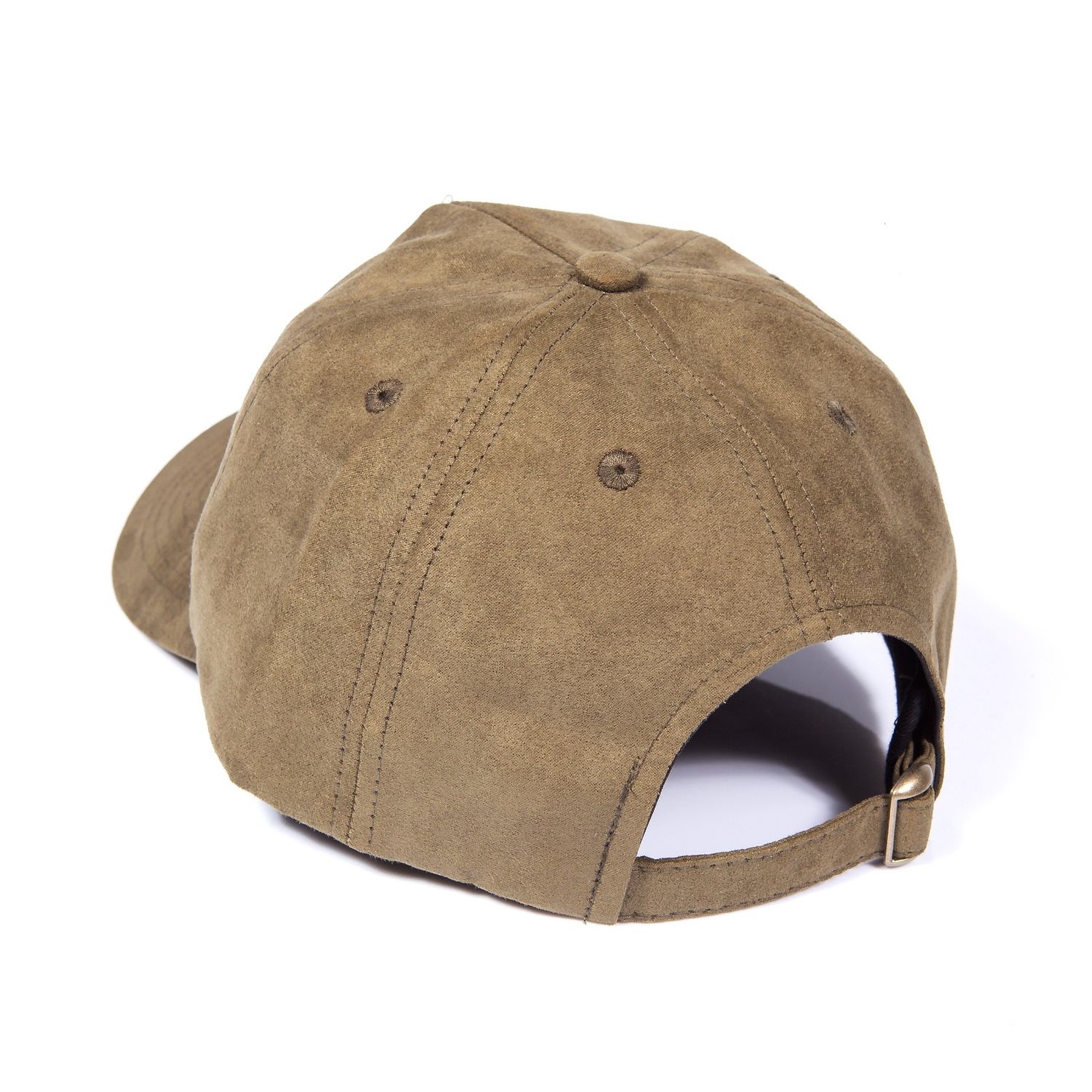 Gorro John Deere Sin Estructura Simil Gamuza - Oliva