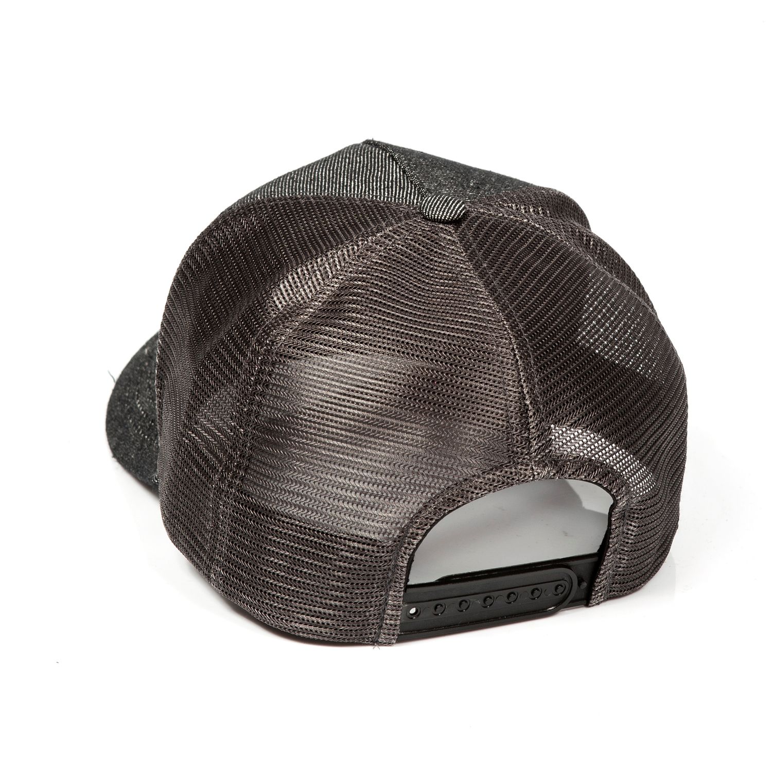 Gorro John Deere Simil. Jean - Malla Gris & Letras