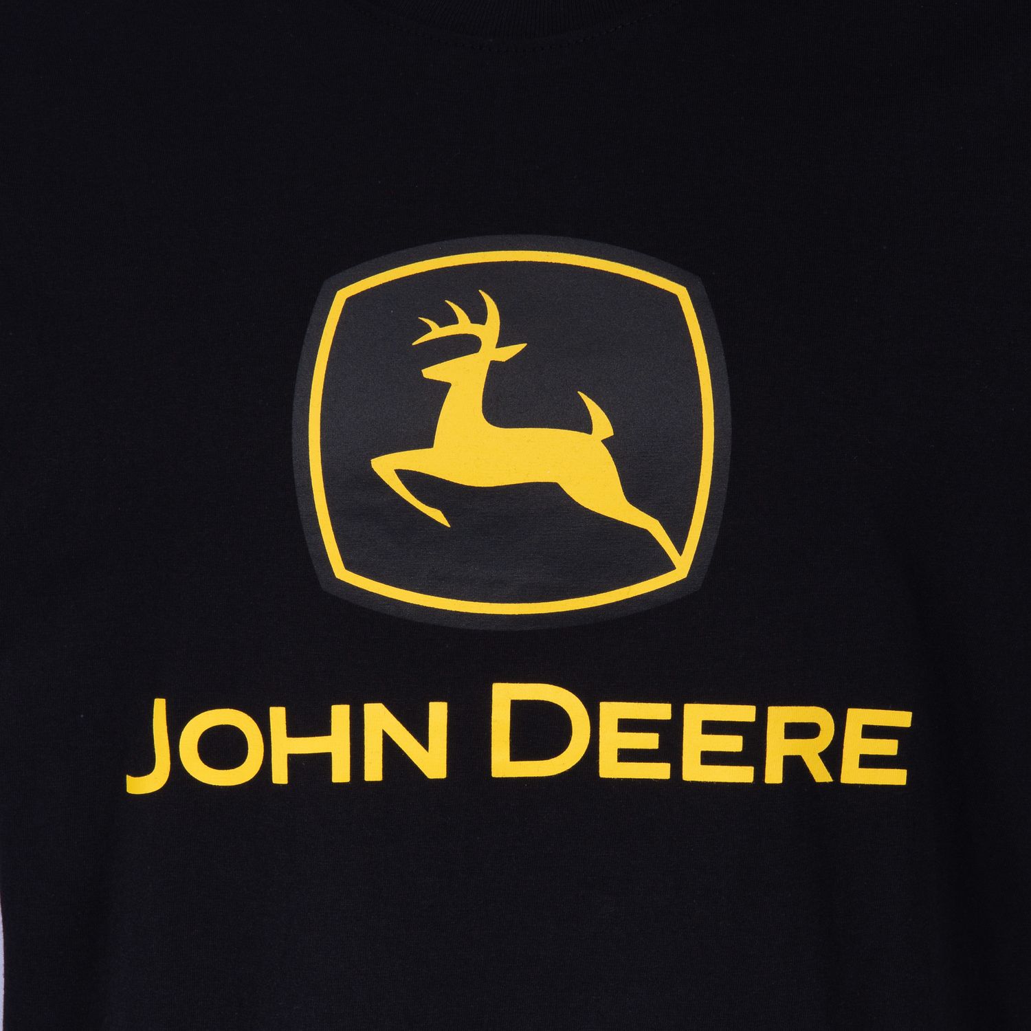 Camiseta John Deere Clásica Negra - Construcción