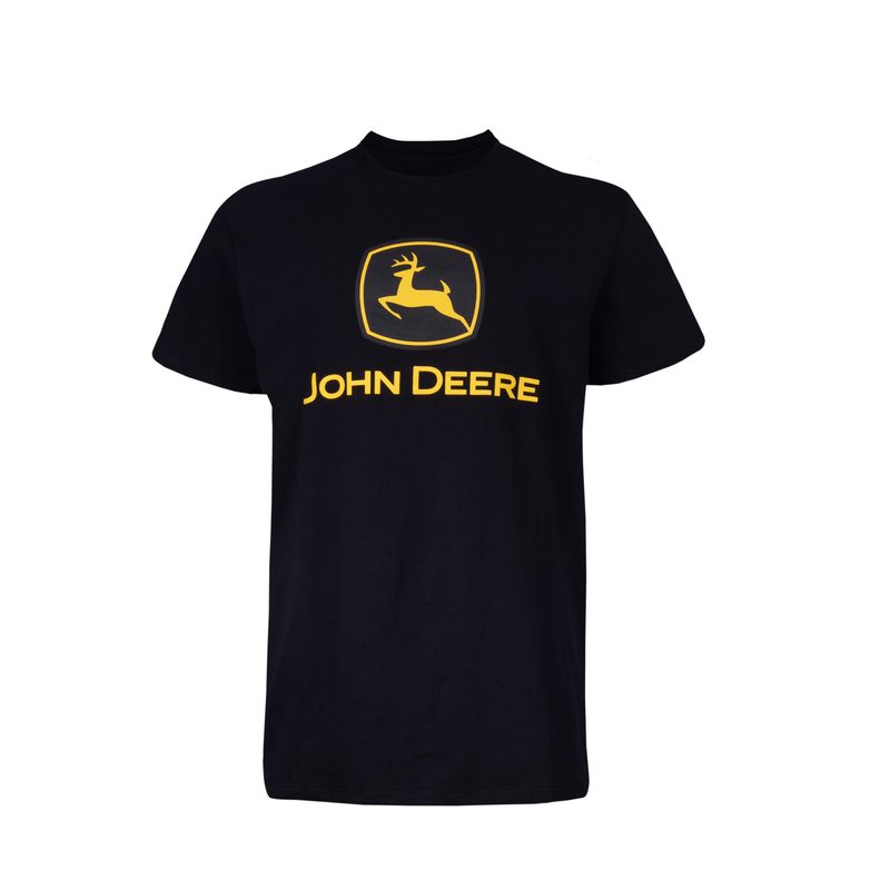 Camiseta John Deere Clásica Negra - Construcción