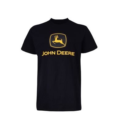 Camiseta John Deere Clásica Negra - Construcción