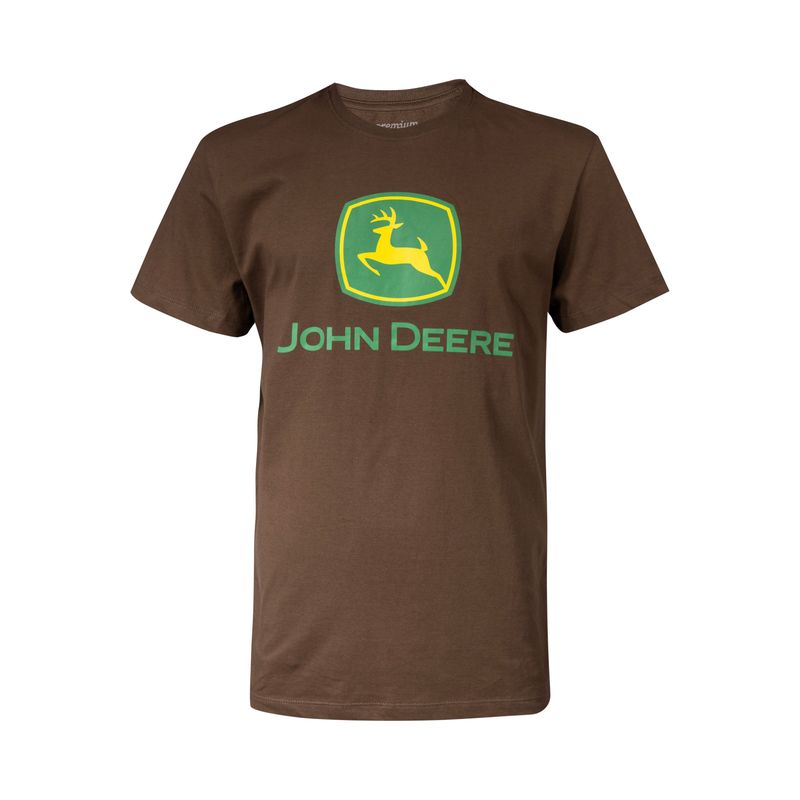 Camiseta John Deere Clásica Agrícola - Marrón