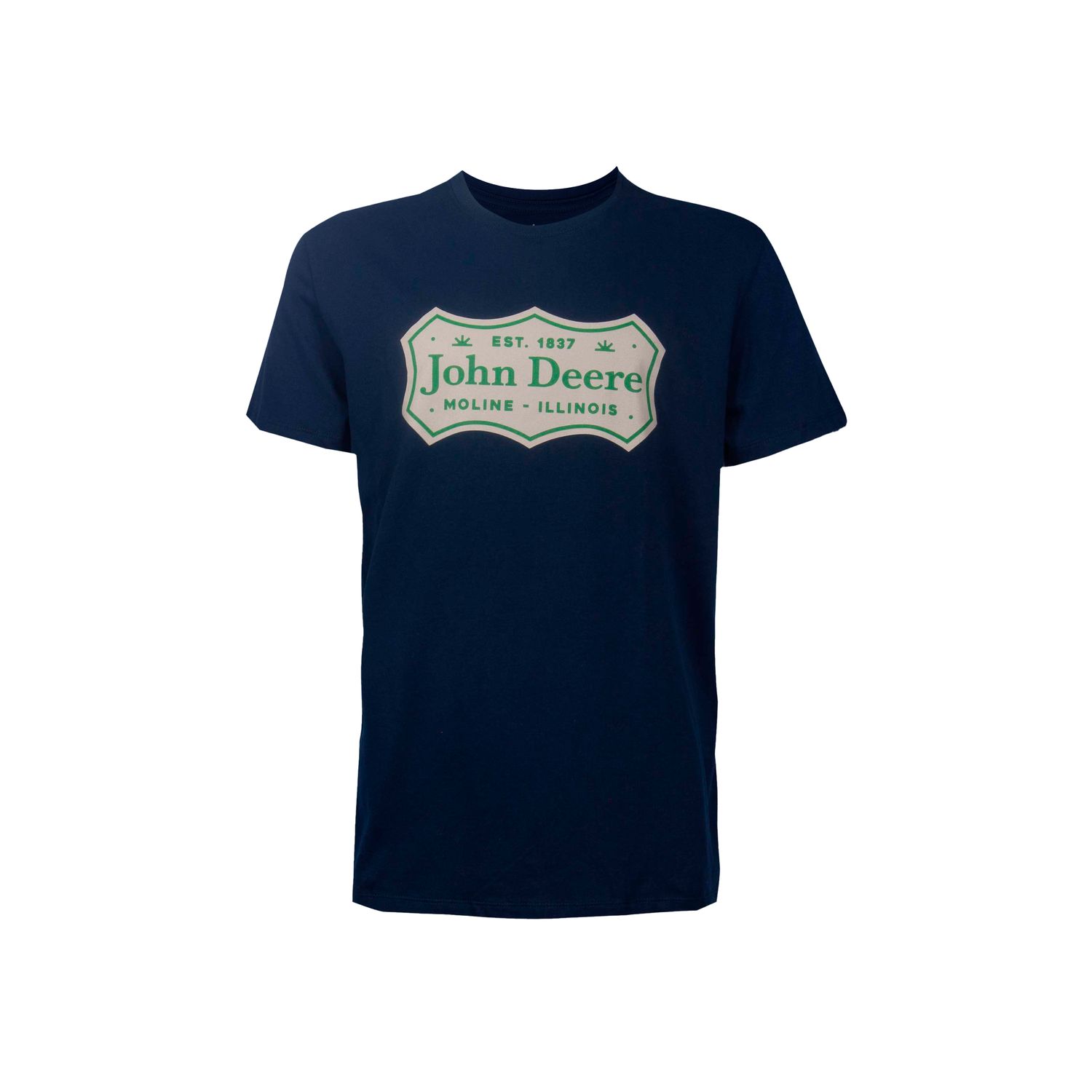 Camiseta John Deere Logo Retro - Azul Marino