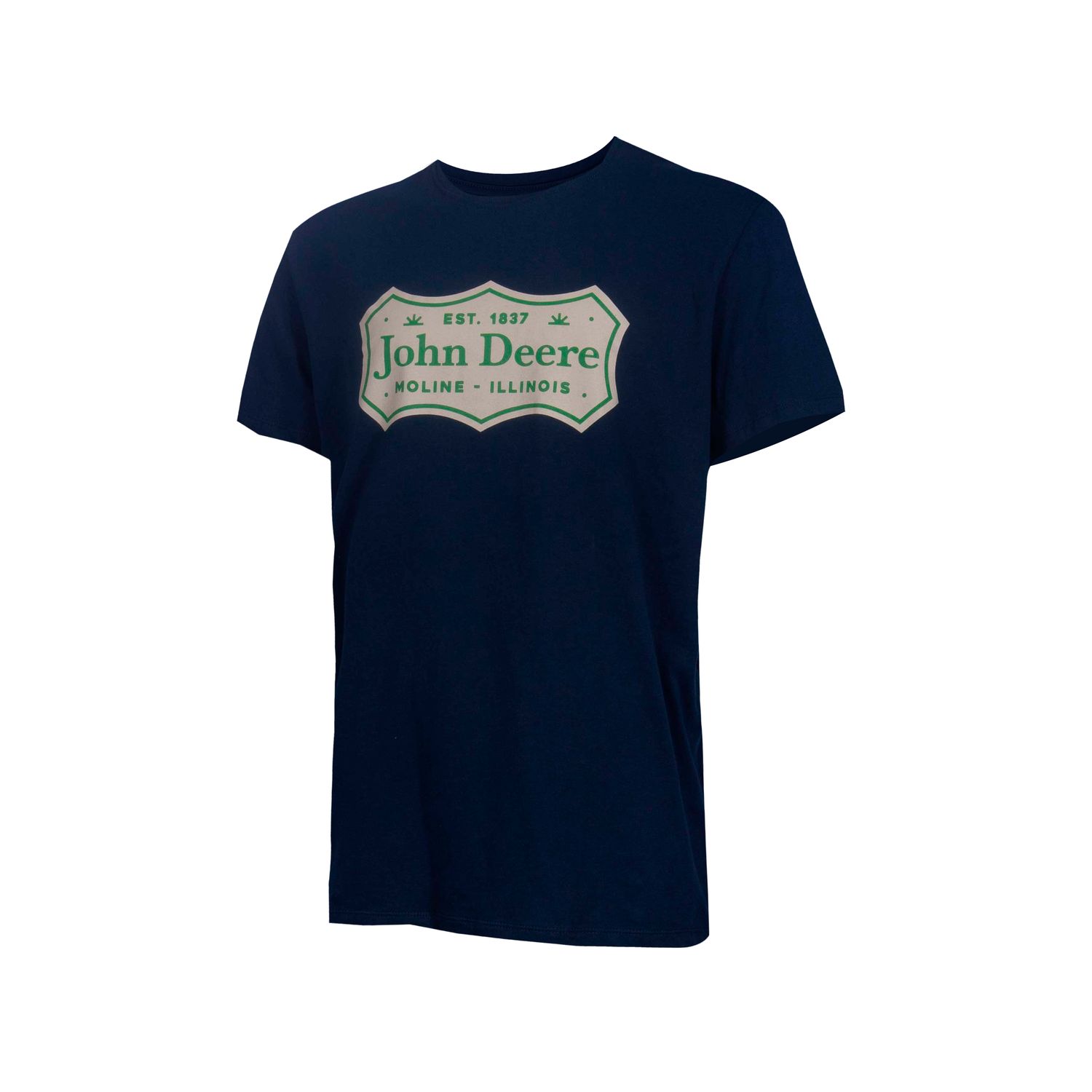Camiseta John Deere Logo Retro - Azul Marino
