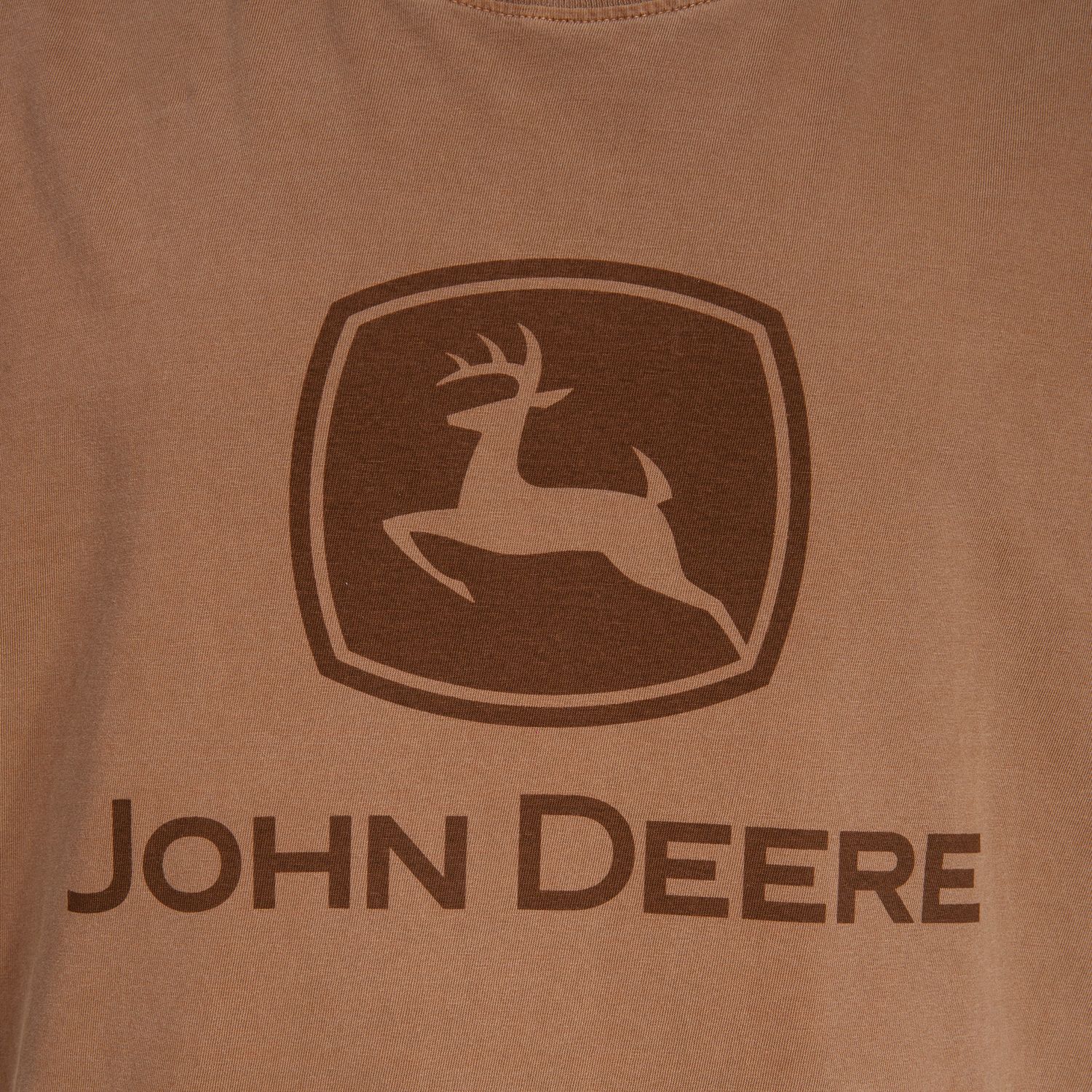 Camiseta John Deere Clásica Logo - Tostado