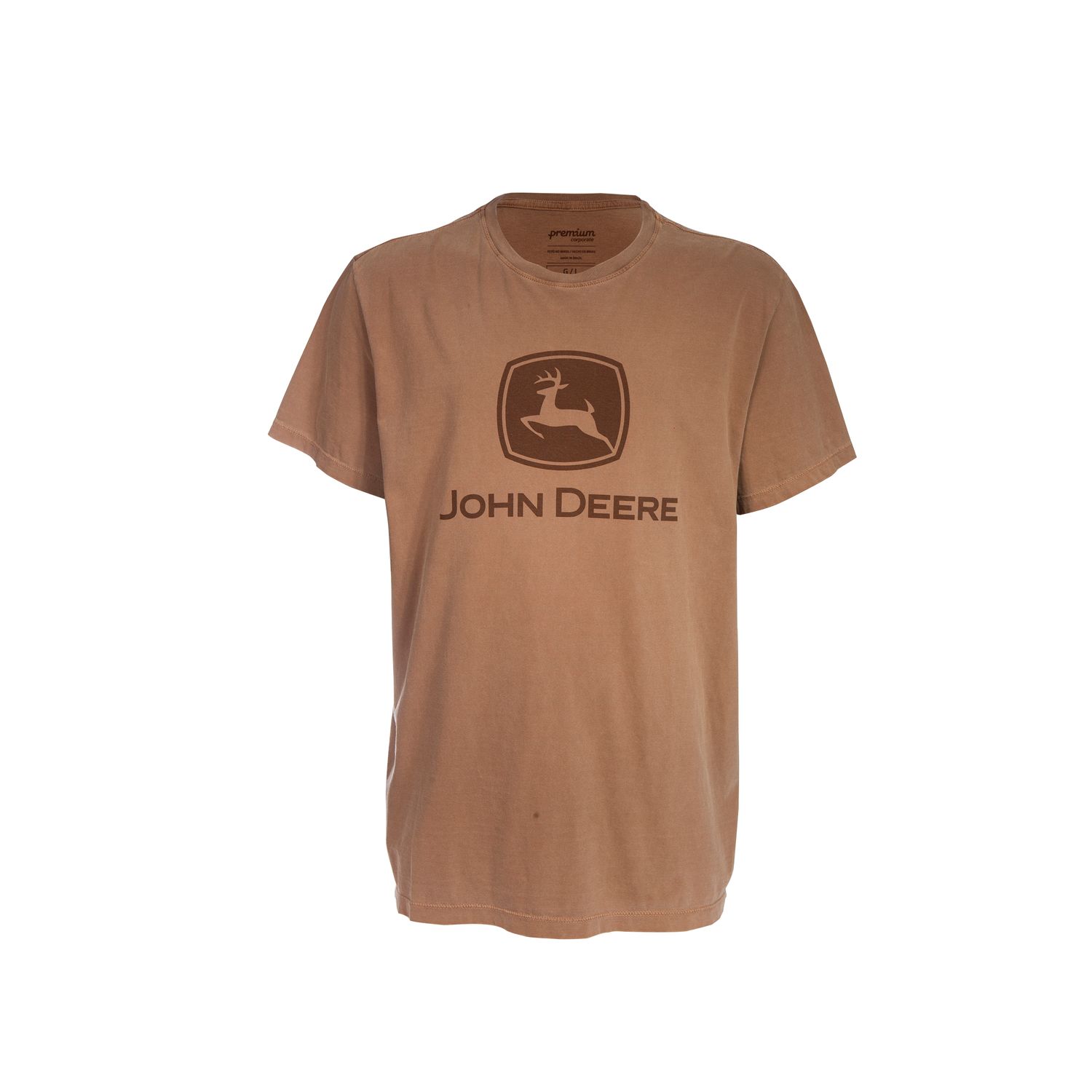 Camiseta John Deere Clásica Logo - Tostado