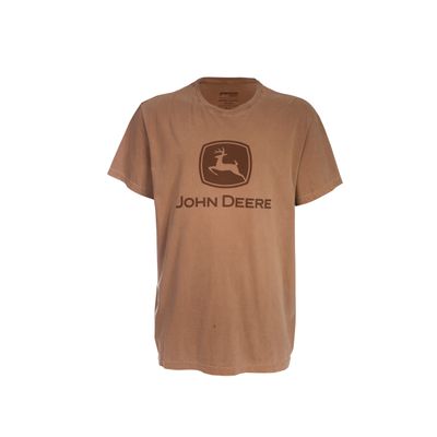 Camiseta John Deere Clásica Logo - Tostado