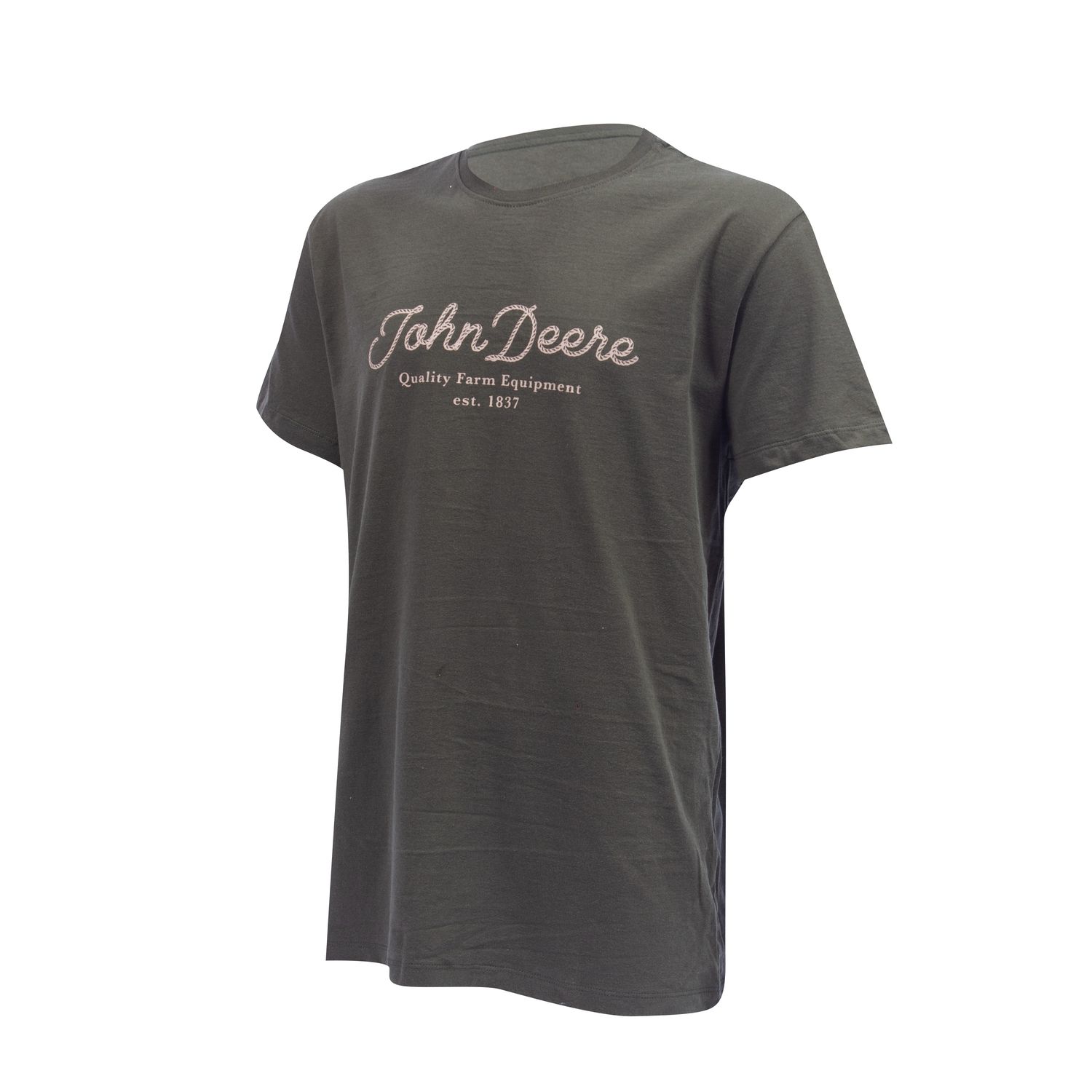 Camiseta John Deere Cursiva - Verde Militar