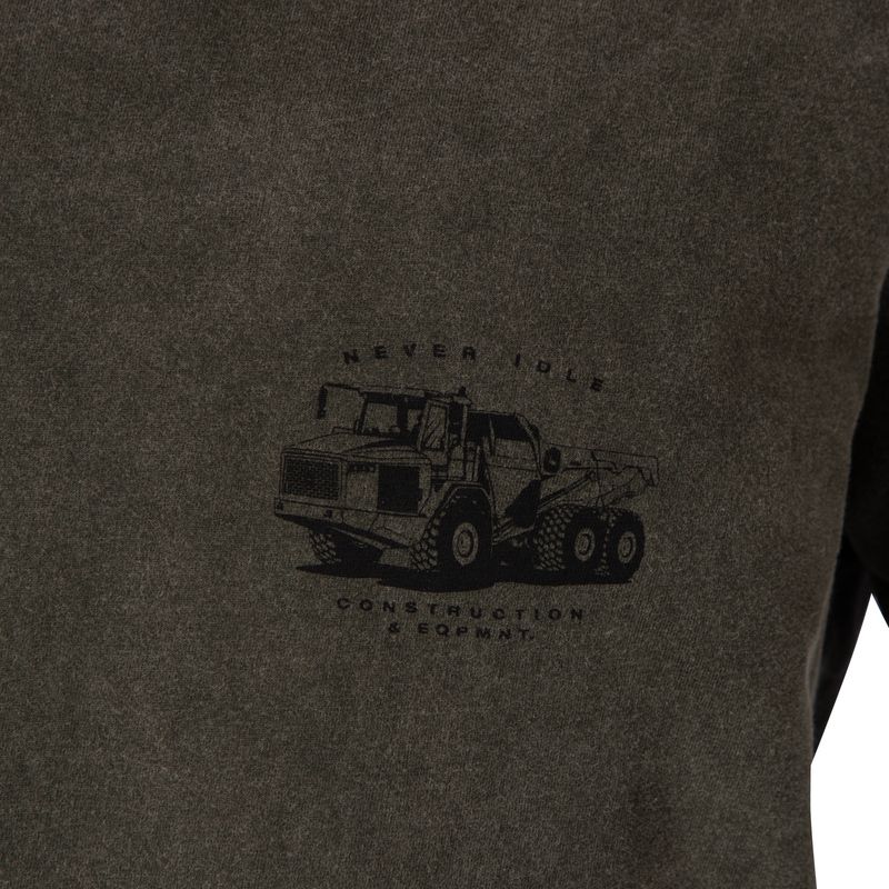 Camiseta John Deere 410E-II - Gris Oscuro