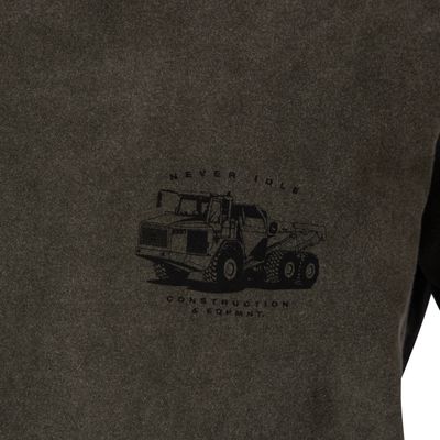 Camiseta John Deere 410E-II - Gris Oscuro