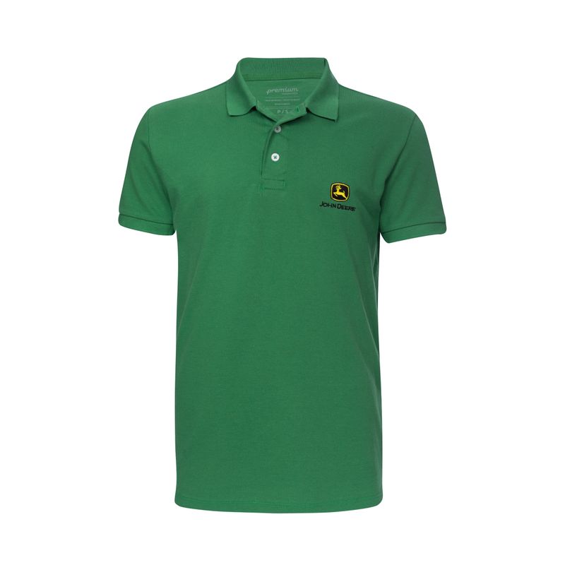 Remera John Deere Polo Verde Oficial - Construcción