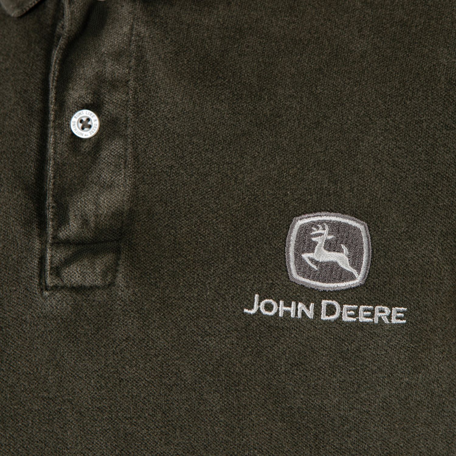 Remera Polo John Deere Vintage