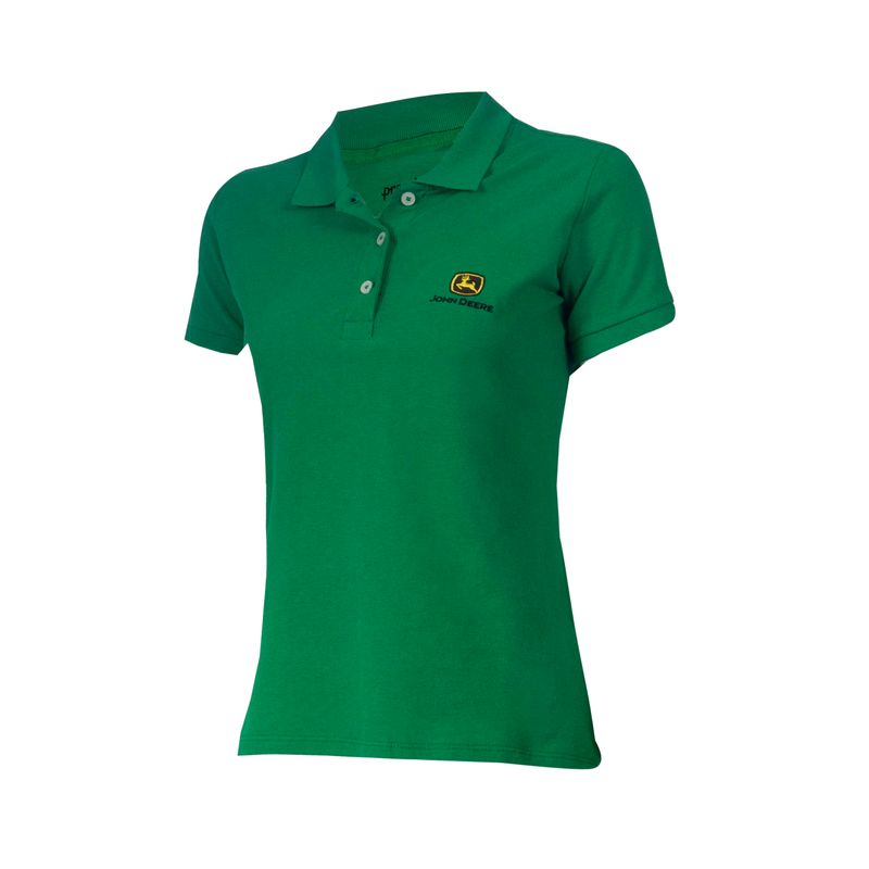 Remera John Deere Fem. Verde Oficial - Construcción