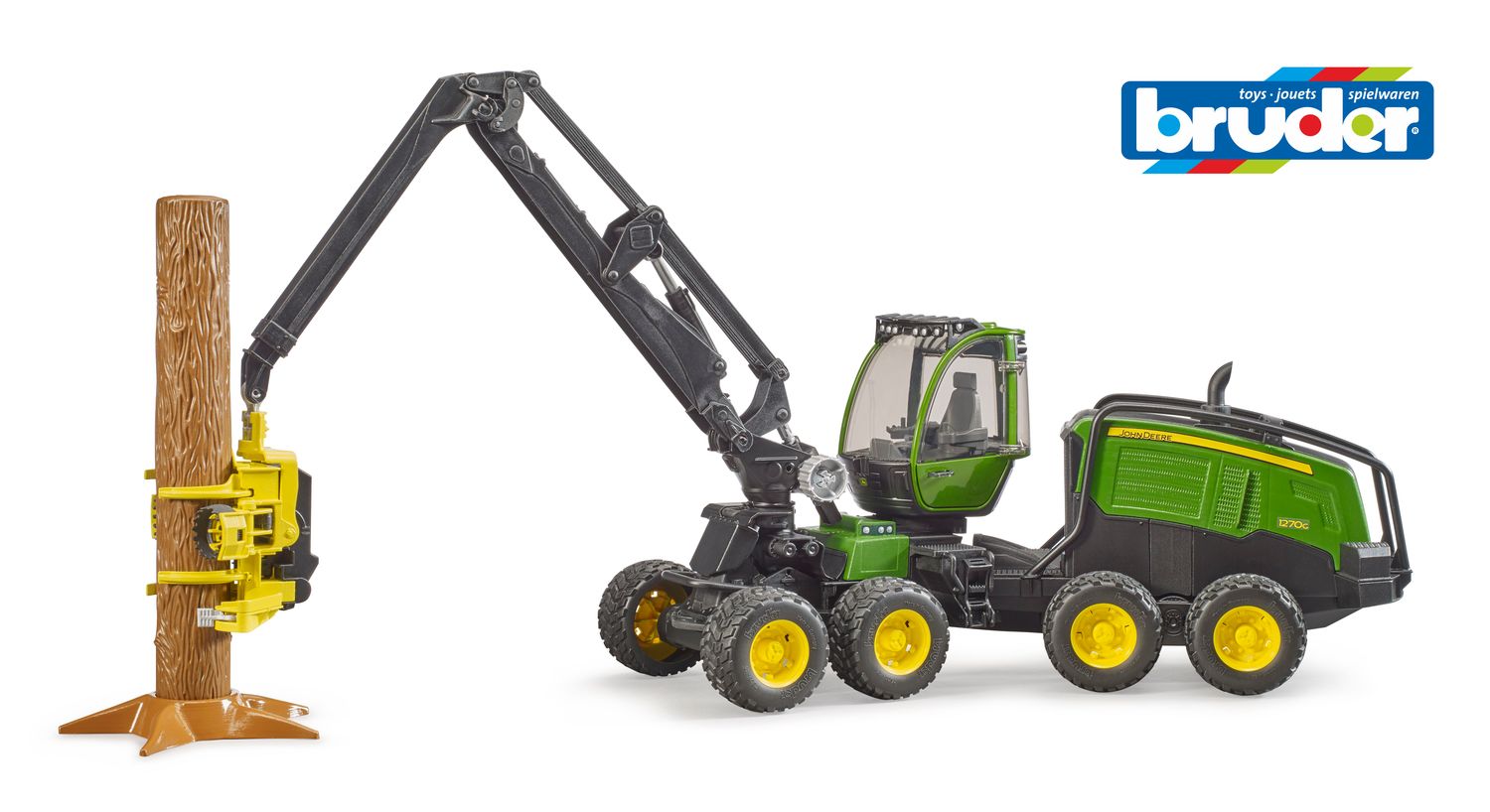 Skidder Forestal John Deere 848L-II con Garra para Troncos - 1/16 Skidder Forestal John Deere 848L-II con Garra para Troncos - 1/16