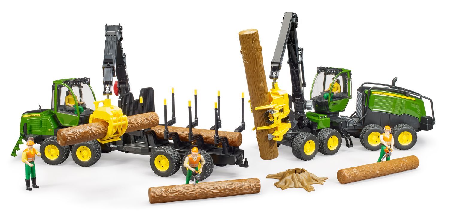 Skidder Forestal John Deere 848L-II con Garra para Troncos - 1/16 Skidder Forestal John Deere 848L-II con Garra para Troncos - 1/16