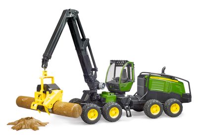 Skidder Forestal John Deere 848L-II con Garra para Troncos - 1/16